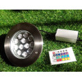 12 LEDs de aço inoxidável tampa da luz subterrânea LED (JP824121)